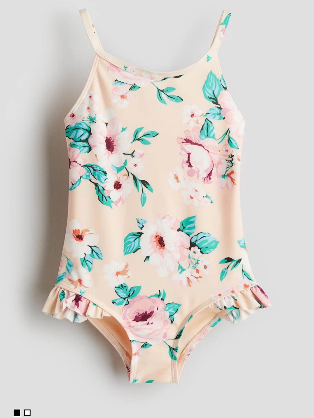 H&M Girls Floral One Piece Swimsuit 8/10
